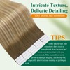 Easyouth Ombre Tape in Hair Extensions Human Hair Balayage Tape