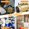 sourcing map 2pcs Hex Nipple Brass Pipe Fitting, 1/8 NPT