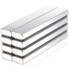Super Strong Bar Magnets, 60x10x5mm Heavy Duty Magnets Strips Muti-Use,