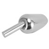 2pcs Stainless Steel Ice Scoop Professional Large Capacity Polished Semicircular