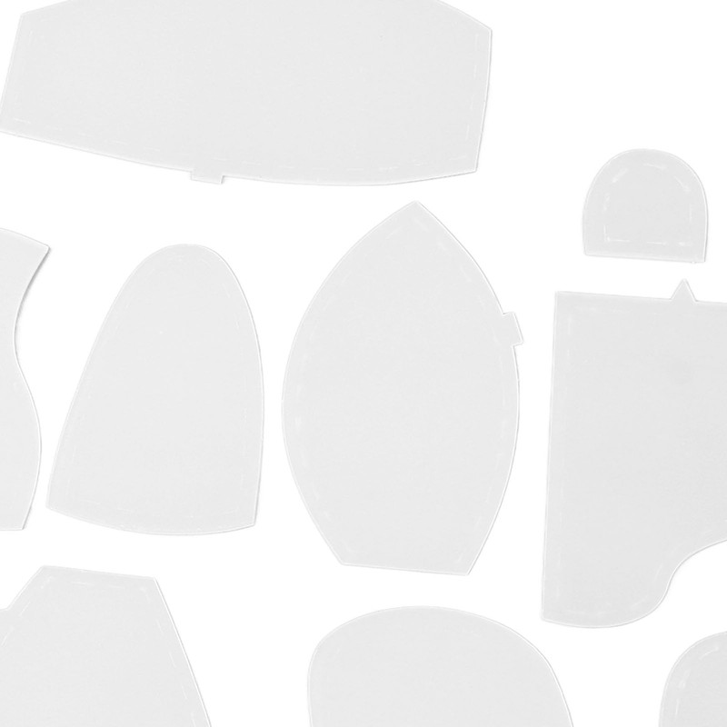 30 Pieces Memory Bear Sewing Pattern Template, Memory Bear Acrylic