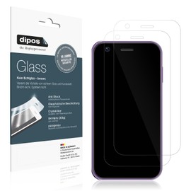 dipos I 2x Displayschutz 9H klar kompatibel mit SOYES XS16 Mini Smartphone Schutzfolie Anti-Shock Folie