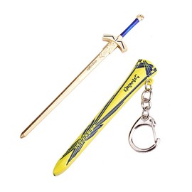 Aadesso fate mini sword keychain saber keychain 12cm/4.72in stay night anime prop Comic Exhibition
