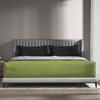 wyewye Single Fitted Sheet, Light Green, 90x190 cm with 40