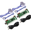 SJ@JX Arcade Game Controller USB Encoder Zero Delay 2 Player
