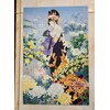 Funnybox Chrysanthemum Kimono Beauty Paintings by Haruyo Morita- Wooden Jigsaw