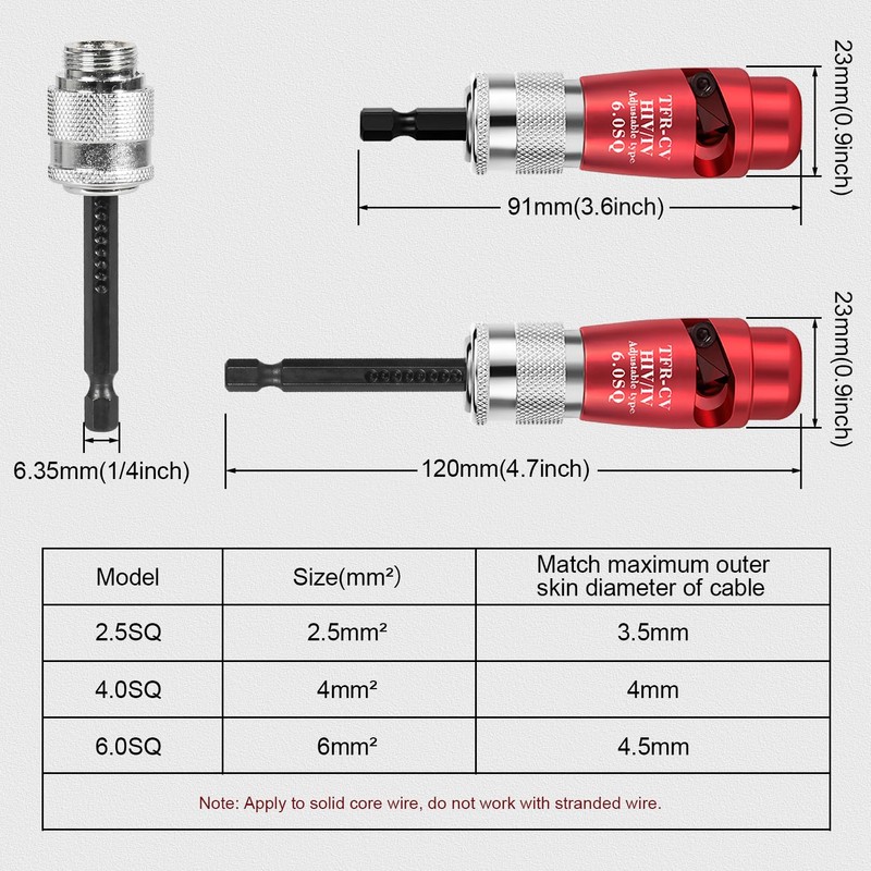 TOOLCOOL Wire Stripper for Drill Wire Stripping Tool for Drill