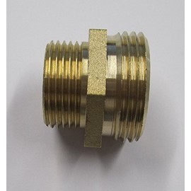 Screw Connection Reducing Nipple with 2 Male Threads 3/4 Inch to 1 Inch