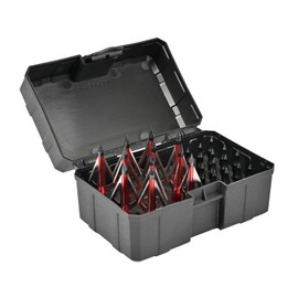 SPG Broadhead & Field Point Case - Archery Broadhead Storage Box Large Capacity Arrow Tip Case Holder Compact Arrow Head Organizer with Foam Padding for Outdoor Hunting Accessory