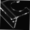 Kisangel Multi-functional Pingpong Racket Stand Acrylic Display Mount Bat Holder