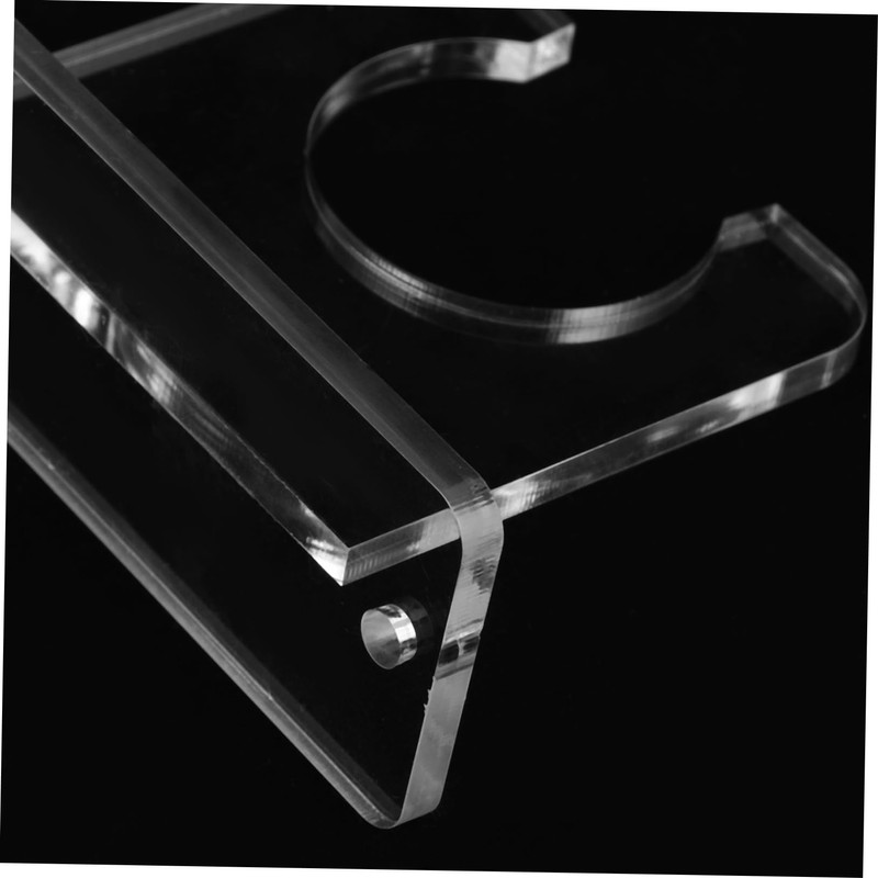 Kisangel Multi-functional Pingpong Racket Stand Acrylic Display Mount Bat Holder