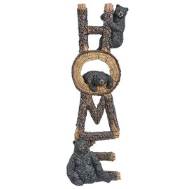 BLACK FOREST DECOR Bear Home Wall Hanging
