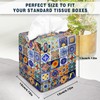 Tissue Box Cover Square Velvet Decorative Tissue Box Holder Cute