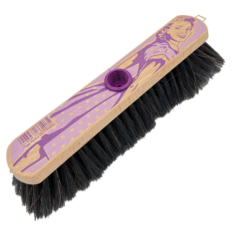 House Broom Broom with Dense Natural Hair Blend and Telescopic
