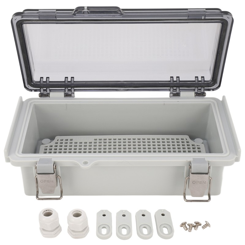 7.9x3.9x2.8 Inch Outdoor Electrical Box IP67 Waterproof Plastic Electrical Junction