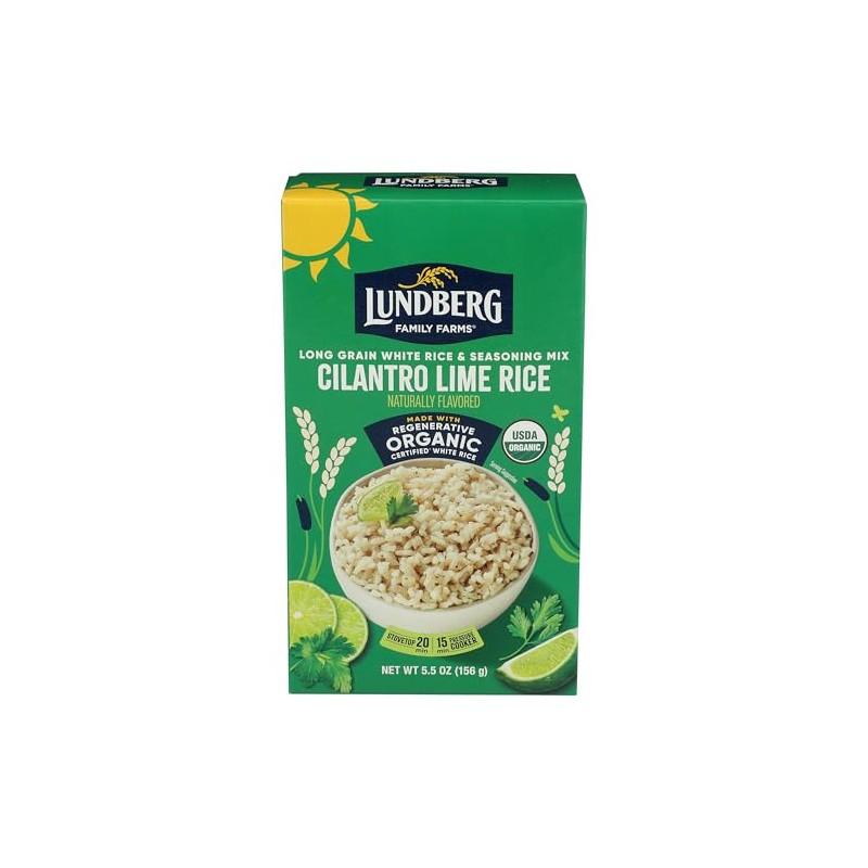 Lundberg Family Farms, Rice Pilaf White Cilantro Lime Organic, 5.5