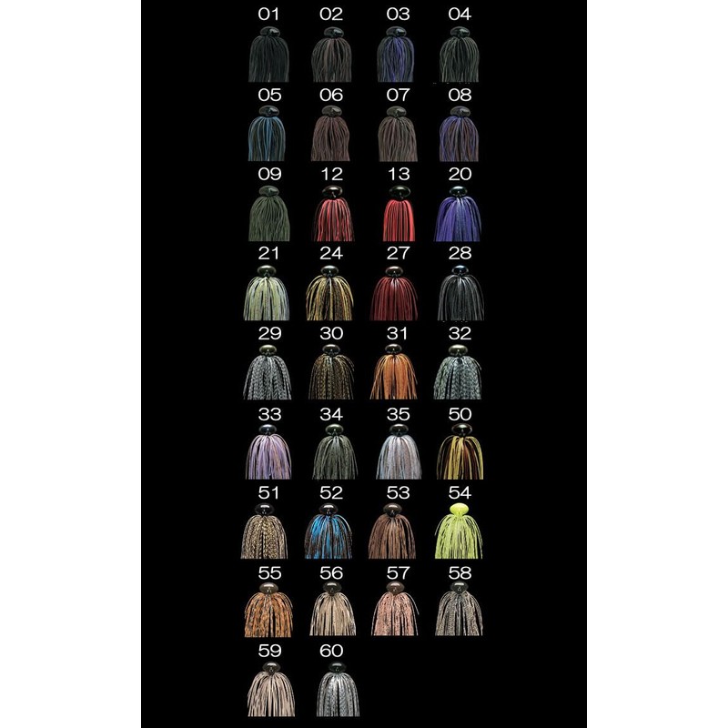 Deps Rubber Jigs Hyper Football Jigs 1/4oz Weed Shrimp #21