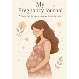 My Pregnancy Journal | Elegant Black Lined Keepsake Notebook with Stars & Baby Footprints: Unique Pregnancy Memory Book for Expecting Mothers | Perfect Baby Shower Gift for Moms-to-Be (120 Pages)