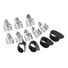 12Pcs Guitar Finger Pick Bass Thumb Protector Instrument Accessory Set