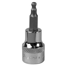 Sealey SBBH002 4mm 3/8"Sq Drive Ball-End Hex Socket Bit
