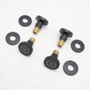 HOMEDEC 2inch Round Brass Showerhead Shower Jet Massage Spa Body