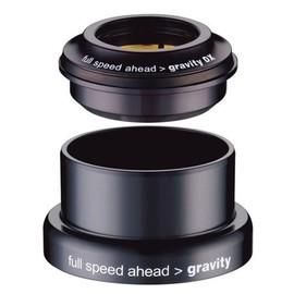 Gravity DX Tapered Headset (Upper: 44mm I.D. Lower: 49.57mm I.D, Steerer Tube: 1-1/8-1.5-Inch Tapered)