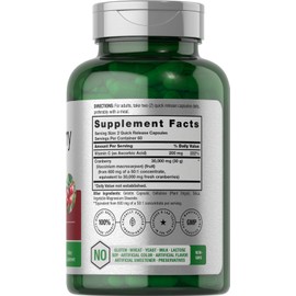 Horb?ach Horb?ach Cranberry Concentrate Extract Pills + Vitamin C | 30,000mg | 120 Capsules | Triple Strength Ultimate Potency Formula | Non-GMO and Gluten Free Supplement