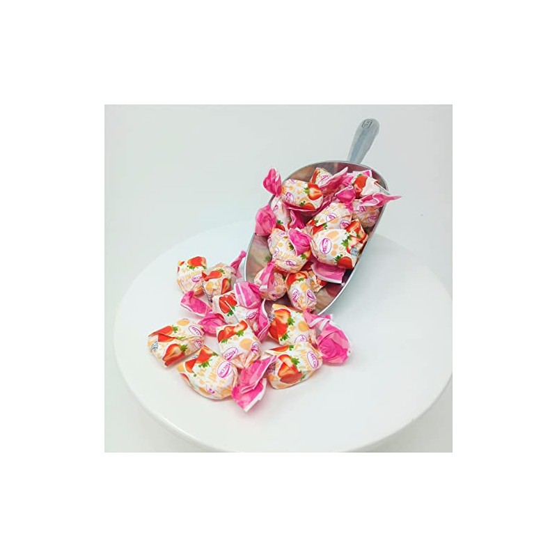 Arcor Strawberry Filled Fruit Bon Bons 2 pounds bulk strawberry