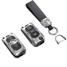 Savzokiw Heavy Metal Key Fob Cover Case Protector for Volkswagen, Keychain, Accessories for VW Golf GTI Jetta Passat Passat MK8 Tiguan Beetle Polo MK6