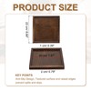 YELARXI Wooden Serving Tray Square Wood Serving Tray Decorative Platter,