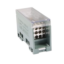 sourcing map 1 In 12 Out DIN Rail Terminal Blocks 690V Connectors Distribution Block