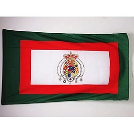 Kingdom of the Two Sicilies 1848-1860 Flag 3' x 5' for a pole - Sicilian flags 90 x 150 cm - Banner 3x5 ft with hole - AZ FLAG