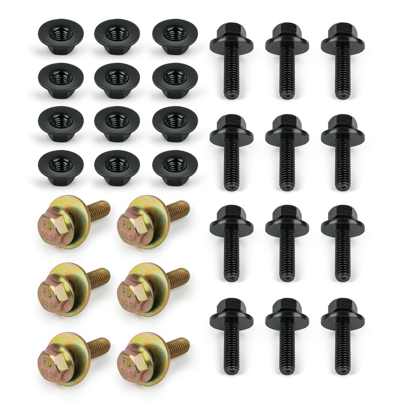 Fits Jeep Wrangler JK JL 07-25 Side Step/Running Board Bolts