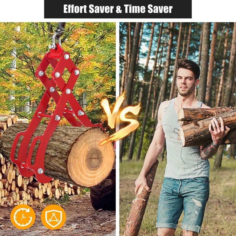 Log Lifting Tongs, Optimal Strength Log Tongs, Multi-Model Compatibility, Superior