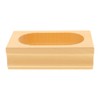 Hofmeister Holzwaren, butter mold, square, 250 grams, 2 BIRDS, made