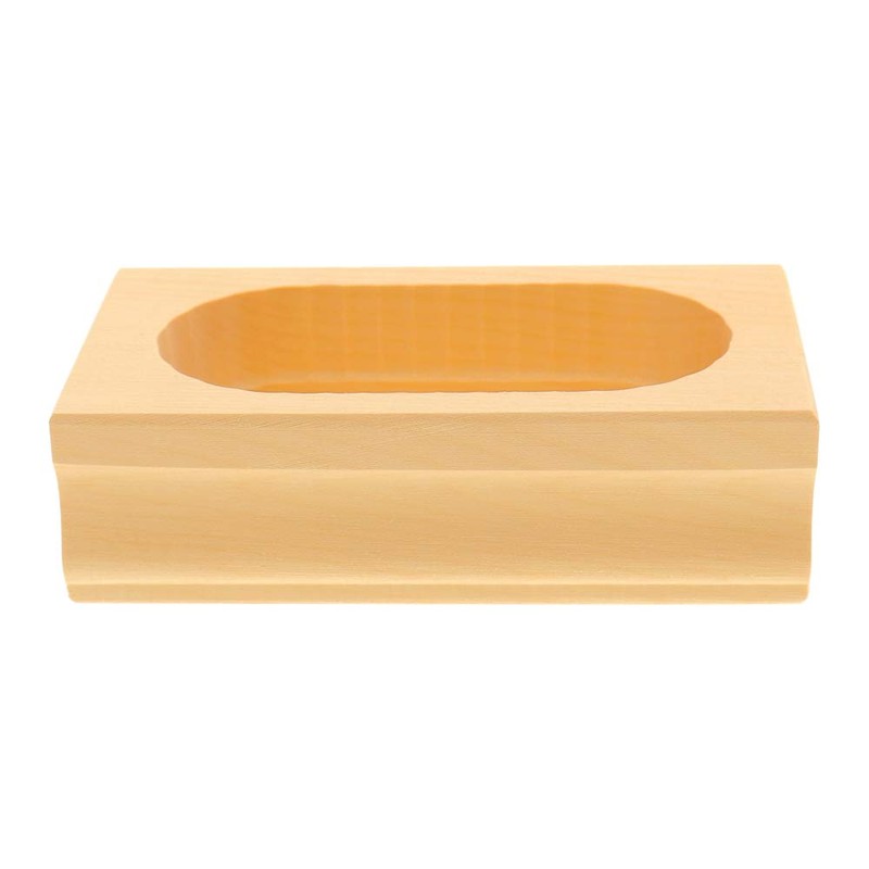 Hofmeister Holzwaren, butter mold, square, 250 grams, 2 BIRDS, made