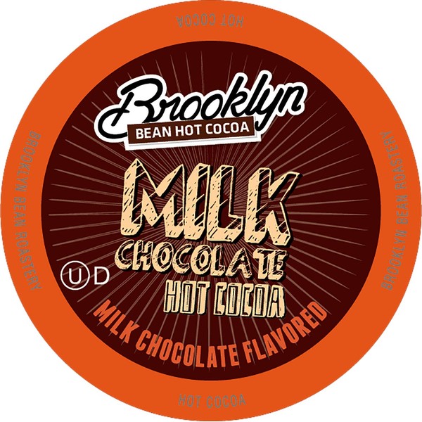 Brooklyn Beans Milk Chocolate Hot Cocoa Pods, Compatible with 2.0 K-Cup Brewers, 40 Count