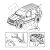 Rexka 45pcs Wheel Fender Flare Clips Hardware Kit for Jeep
