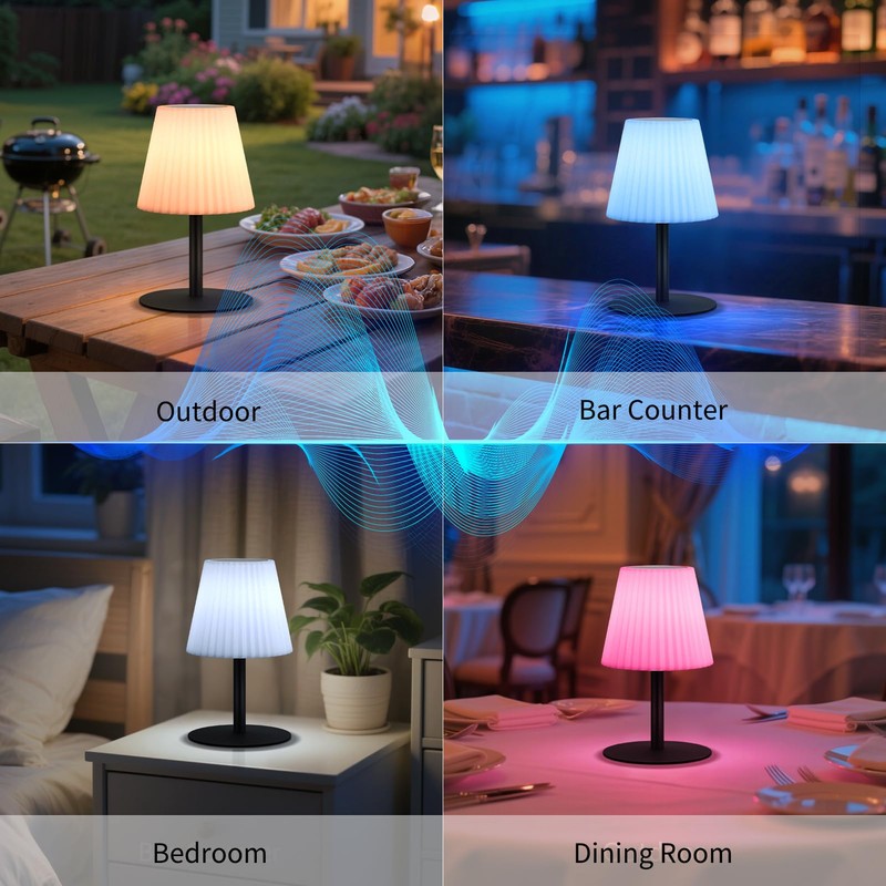 NiceBuy Shower Lamp with Dual Speaker Pair, IP44 Water-Resistant Shower
