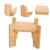 Mobestech Wooden Beverage Dispenser Stand Multi Functional Square Holder for