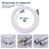 Aleasha Extra Long Shower Hose - 63 Inches Extension for