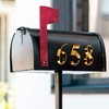 Jetec 3D Mailbox Numbers 0-9 Self Adhesive 2 Inch Address