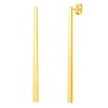 FindChic Gold Geometric Earrings Dangle, Bar Drop Earrings 18K Gold