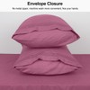 Lirex Pillow Cases (2 Pack), 1800 Thread Count Embroidered King