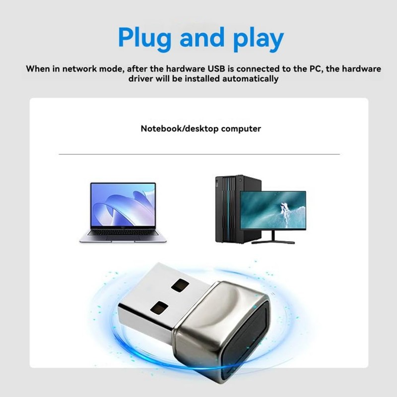 Snblzhef Hello Fingerprint Recognizer Plug and Play One-Click Secure Login
