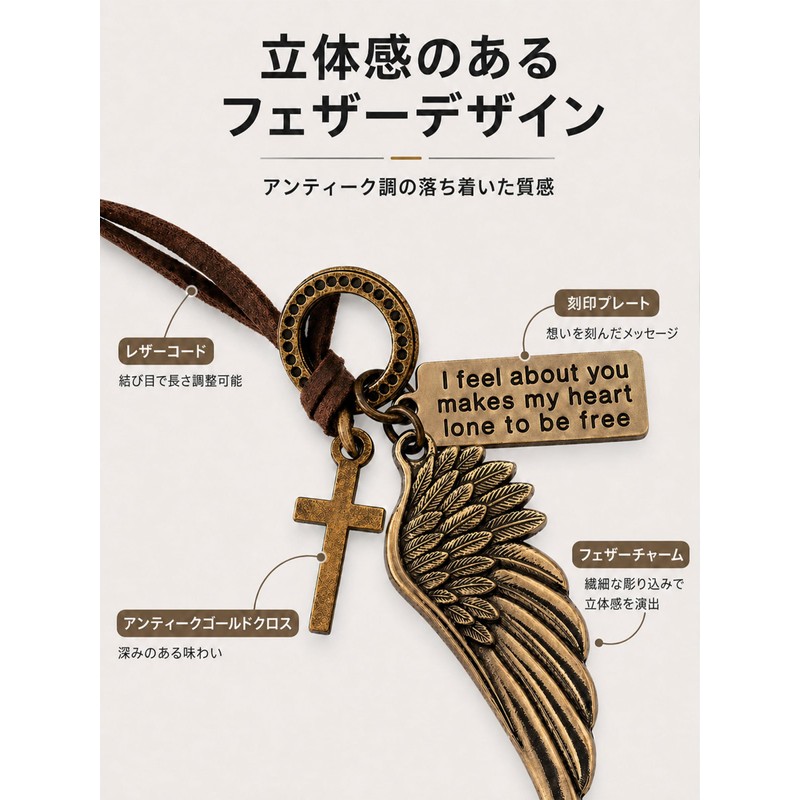 CCopan 【Instantly Stylish/Reliable Gift】 Necklace Men's and Women's Popular Pendant