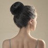 AYNKH Hair Bun, Donut Style, Artificial Round Wig for Ballet
