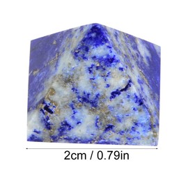 TOPINCN Pyramid Crystal Natural Crystal Quartz Pyramid Energy Healing Tower Decoration Ornament