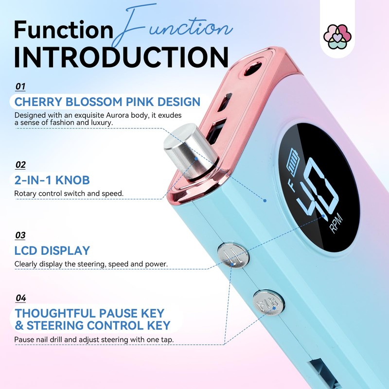 SAVILAND Nail Drill & Cuticle Remover and Cuticle Oil Kit