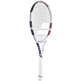 Babolat Boost Drive Strung Tennis Racquet, White (4" Grip)